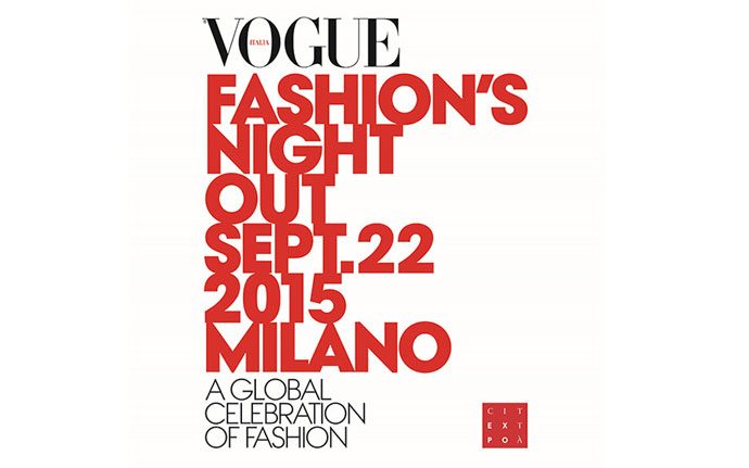 Vogues Fashion Night Out in Milan, Italy